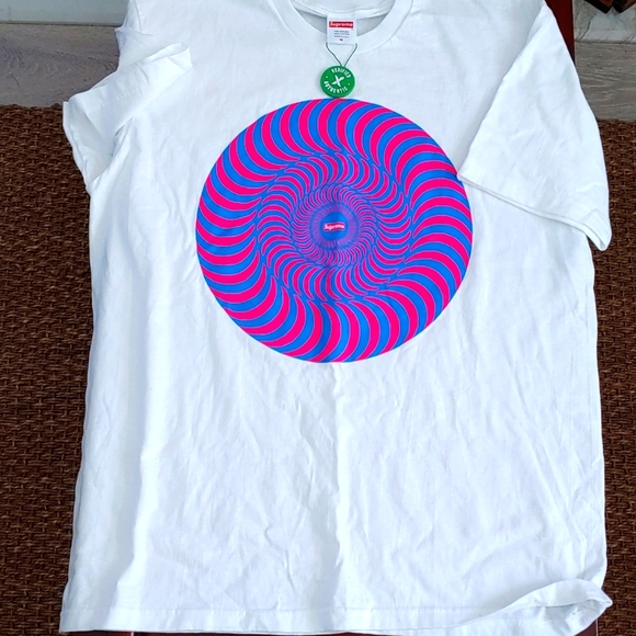 Supreme x Spitfire Classic Swirl T Shirt - Picture 1 of 6